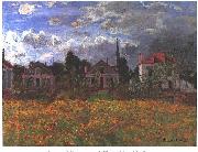 Claude Monet Maisons dArgenteuil Spain oil painting artist